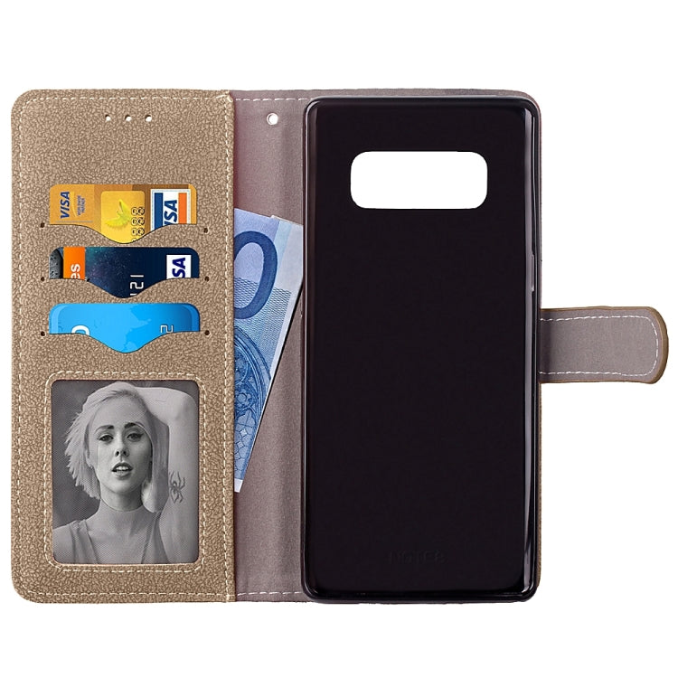 For Galaxy Note 8 Matte Leather Horizontal Flip Leather Case with Holder & Card Slots & Wallet & Photo Frame