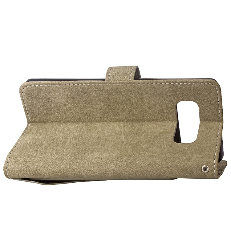 For Galaxy Note 8 Matte Leather Horizontal Flip Leather Case with Holder & Card Slots & Wallet & Photo Frame