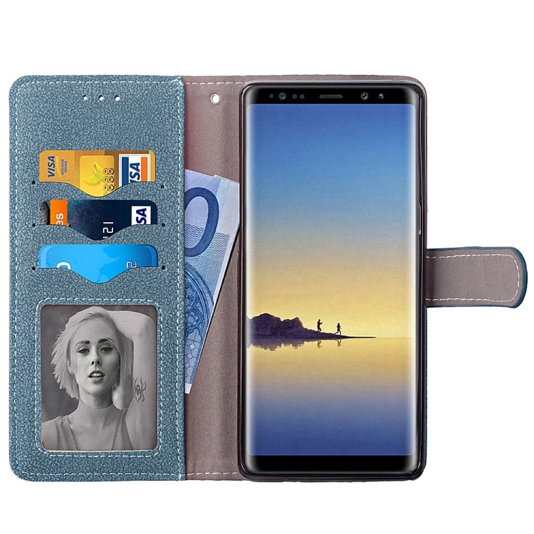 For Galaxy Note 8 Matte Leather Horizontal Flip Leather Case with Holder & Card Slots & Wallet & Photo Frame
