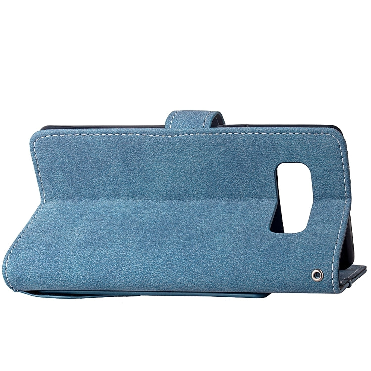 For Galaxy Note 8 Matte Leather Horizontal Flip Leather Case with Holder & Card Slots & Wallet & Photo Frame