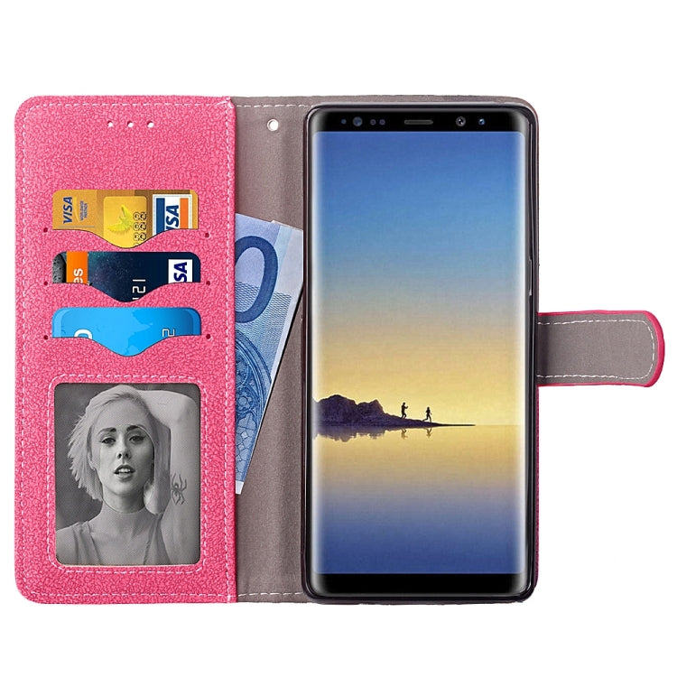 For Galaxy Note 8 Matte Leather Horizontal Flip Leather Case with Holder & Card Slots & Wallet & Photo Frame