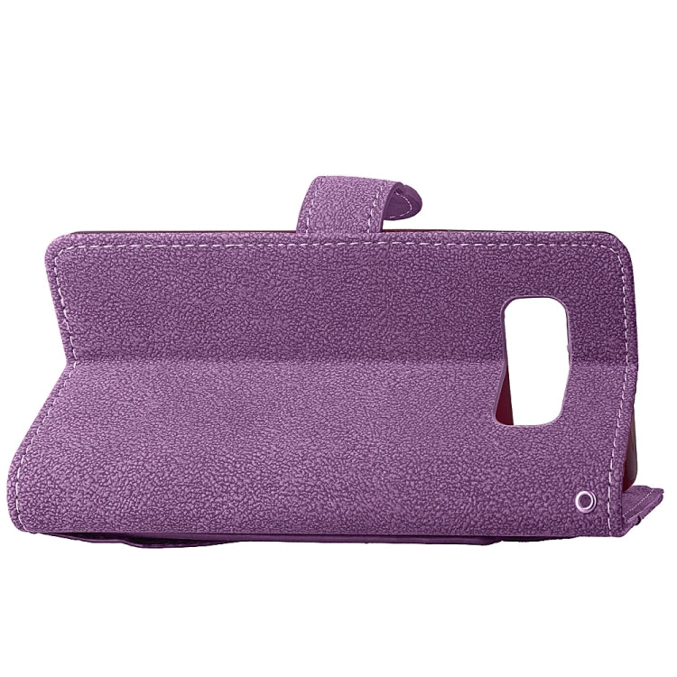 For Galaxy Note 8 Matte Leather Horizontal Flip Leather Case with Holder & Card Slots & Wallet & Photo Frame