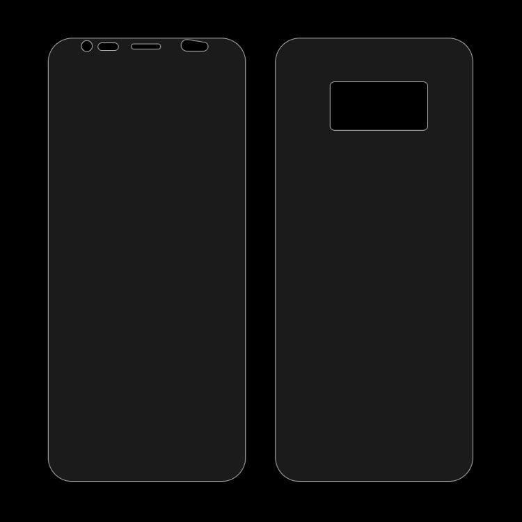 For Galaxy S8 + / G955 0.1mm HD TPU Front + Back Screen Protector