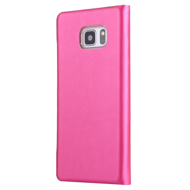 For Galaxy S7 / G930 Litchi Texture Horizontal Flip Leather Case with Call Display ID