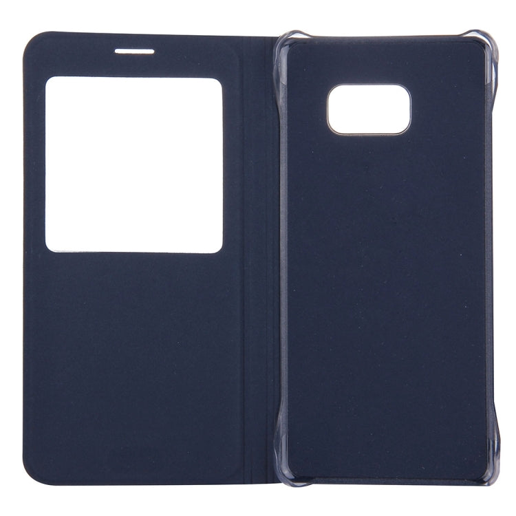 For Galaxy S7 Edge / G935 Litchi Texture Horizontal Flip Leather Case with Call Display ID