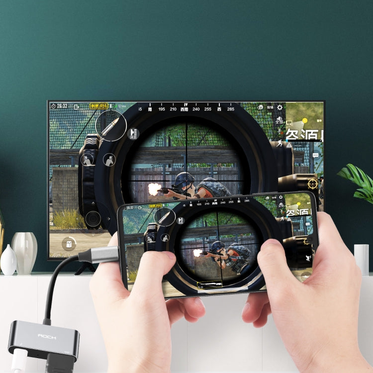 Rock Type-C to HDMI+PD Adapter Cable