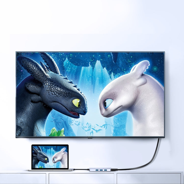 Rock USB-C to HDMI+USB3.0x3 Adapter Cable