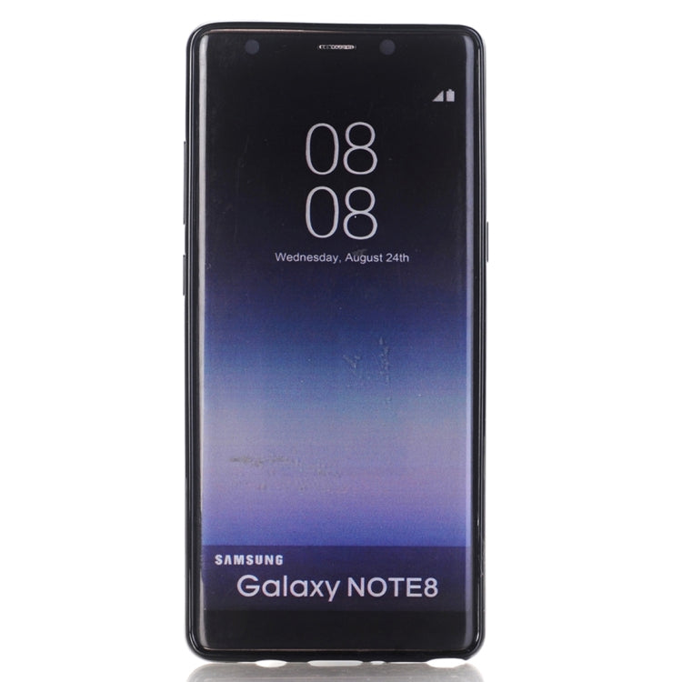 For Galaxy Note 8 PU Leather 3-layer 2 in 1 Horizontal Flip Protective Case with Card Slots & Wallet