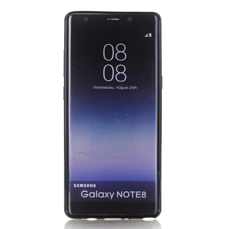 For Galaxy Note 8 PU Leather 3-layer 2 in 1 Horizontal Flip Protective Case with Card Slots & Wallet