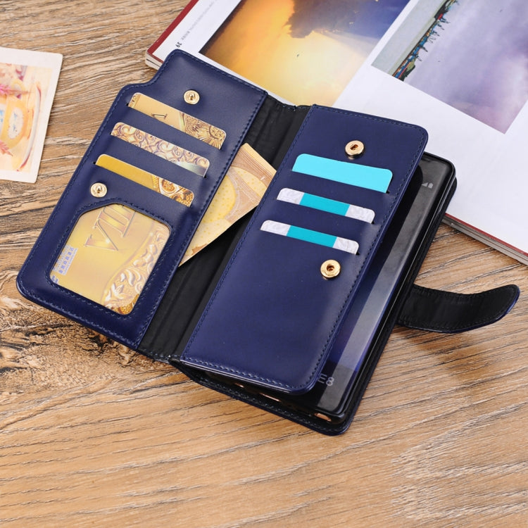 For Galaxy Note 8 PU Leather 3-layer 2 in 1 Horizontal Flip Protective Case with Card Slots & Wallet