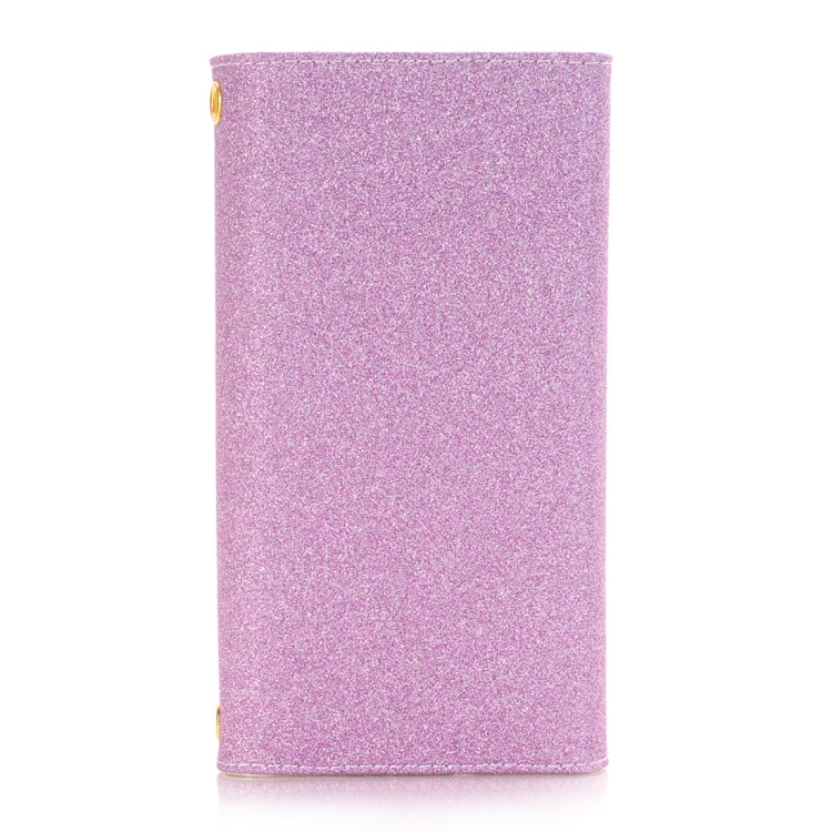 For Galaxy Note 8 Glitter Powder Frosted Shoulder Bag Horizontal Flip Leather Case Cover with Card Slots