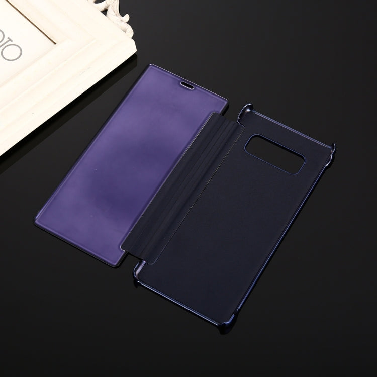 For Galaxy Note 8 Electroplating Mirror Horizontal Flip Leather Case