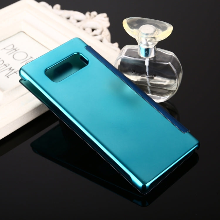 For Galaxy Note 8 Electroplating Mirror Horizontal Flip Leather Case
