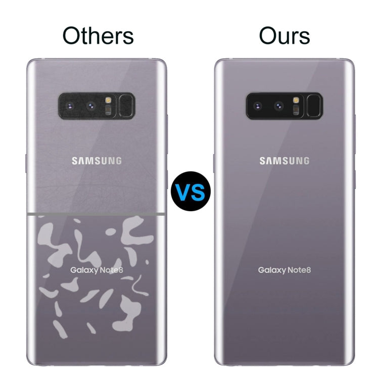 50 PCS 0.1mm HD 3D Curved PET Back Full Screen Protector for Galaxy Note 8, No Retail Package(Transparent)