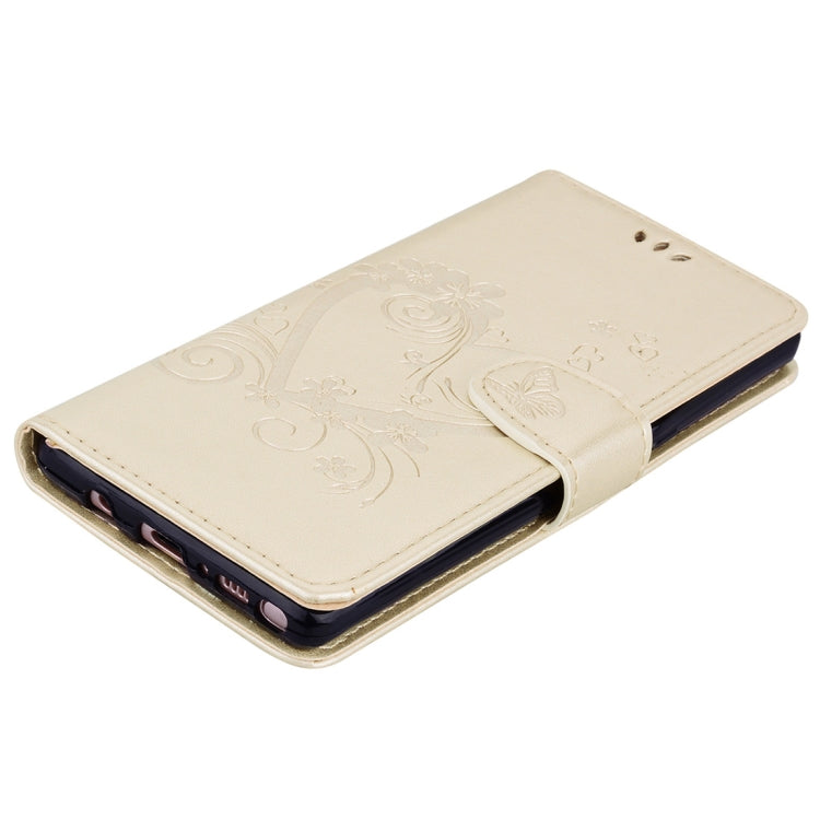 For Galaxy Note 8 Pressed Flowers Butterfly Love Pattern Horizontal Flip Leather Case with Holder & Card Slots & Wallet & Lanyard & Photo Frame