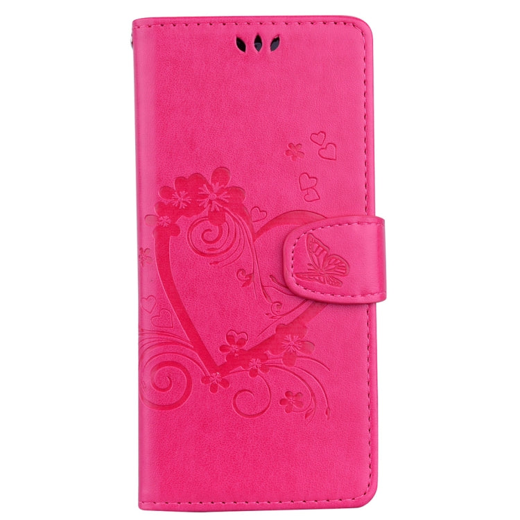 For Galaxy Note 8 Pressed Flowers Butterfly Love Pattern Horizontal Flip Leather Case with Holder & Card Slots & Wallet & Lanyard & Photo Frame