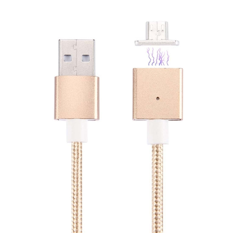 1m Weave Style 2A Magnetic Micro USB to USB 2.0 Data Sync Charging Cable, For Samsung, Xiaomi, Huawei, LG, HTC and Other Smartphone
