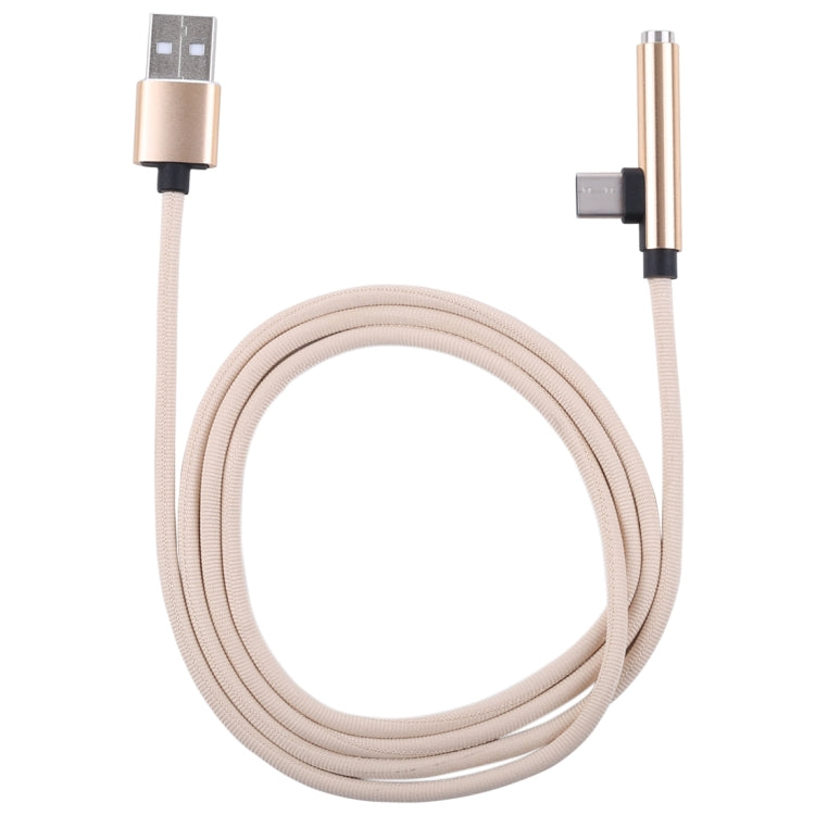 Type-C Male + USB to 3.5mm Female Cloth Earphone Audio Adapter Cable