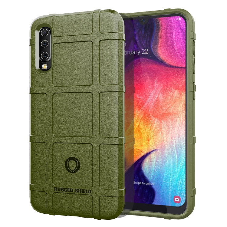Shockproof Rugged Shield Full Coverage Protective Silicone Case for Galaxy A50