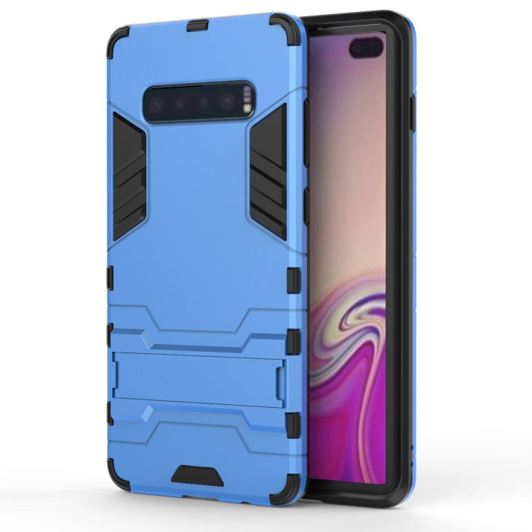 Shockproof PC + TPU Case for Galaxy S10+, with Holder