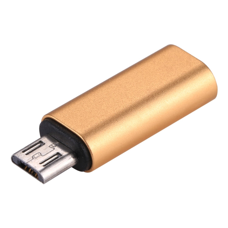 8 Pin Female to Micro USB Male Metal Shell Adapter, For Samsung / Huawei / Xiaomi / Meizu / LG / HTC and Other Smartphones