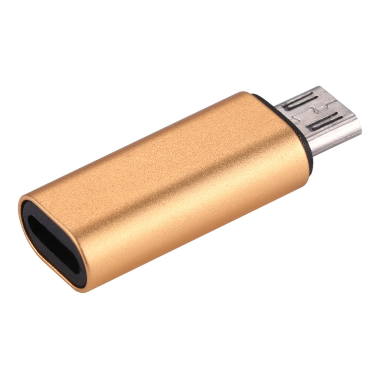 8 Pin Female to Micro USB Male Metal Shell Adapter, For Samsung / Huawei / Xiaomi / Meizu / LG / HTC and Other Smartphones