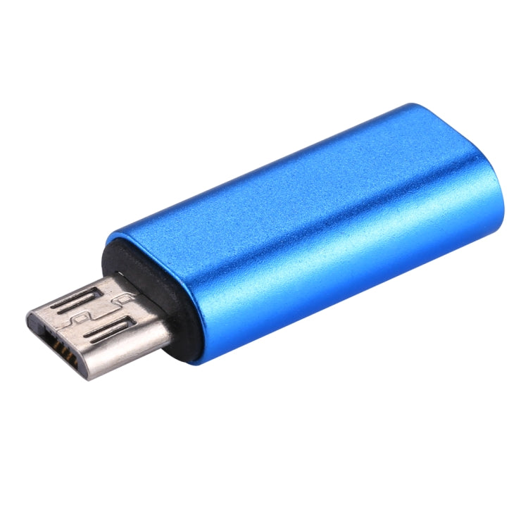 8 Pin Female to Micro USB Male Metal Shell Adapter, For Samsung / Huawei / Xiaomi / Meizu / LG / HTC and Other Smartphones