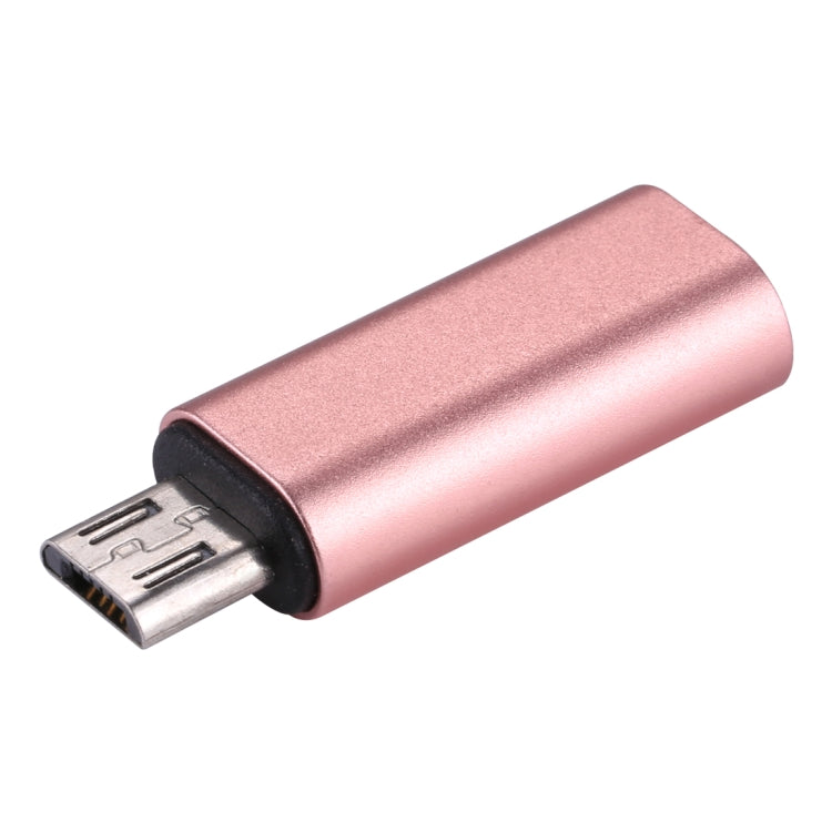 8 Pin Female to Micro USB Male Metal Shell Adapter, For Samsung / Huawei / Xiaomi / Meizu / LG / HTC and Other Smartphones