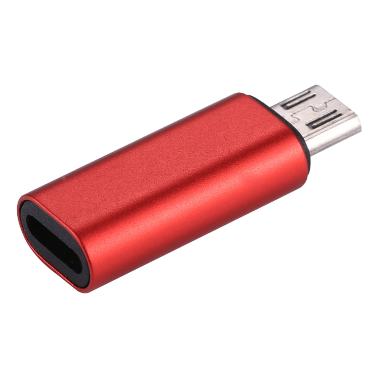 8 Pin Female to Micro USB Male Metal Shell Adapter, For Samsung / Huawei / Xiaomi / Meizu / LG / HTC and Other Smartphones