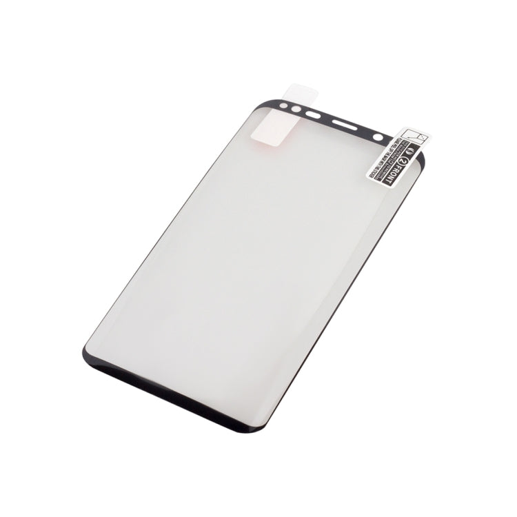 For Galaxy S8 Angibabe 0.1mm PET Curved Electroplate Front Soft Full Screen Protector Film