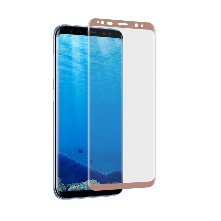 For Galaxy S8 Angibabe 0.1mm PET Curved Electroplate Front Soft Full Screen Protector Film