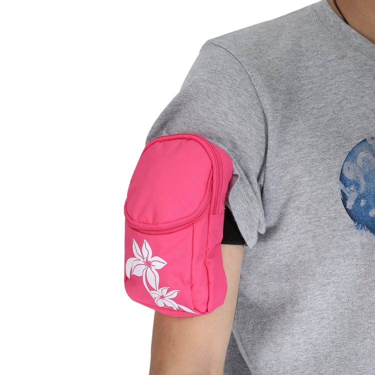 Universal Double Layer Zipper Multi-functional Leisure Style Sports Arm Bag for iPhone