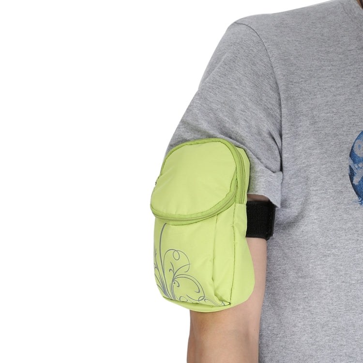 Universal Double Layer Zipper Multi-functional Leisure Style Sports Arm Bag for iPhone