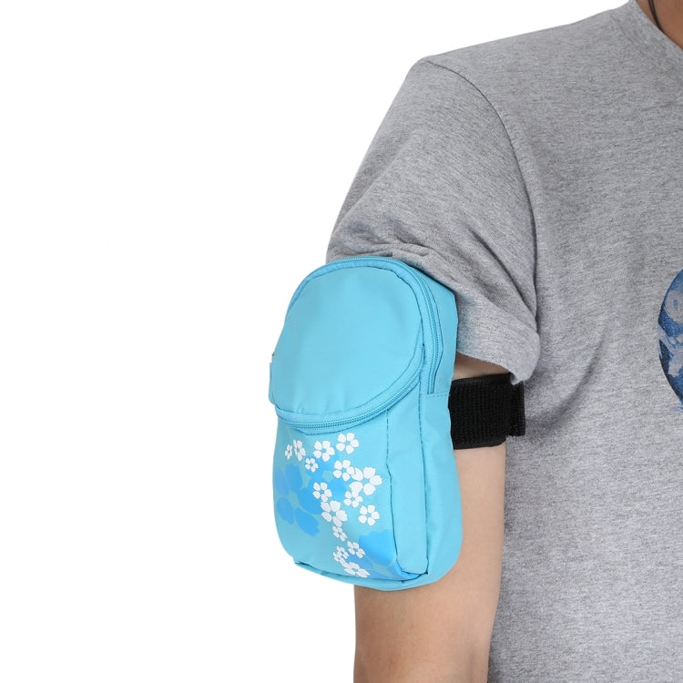 Universal Double Layer Zipper Multi-functional Leisure Style Sports Arm Bag for iPhone