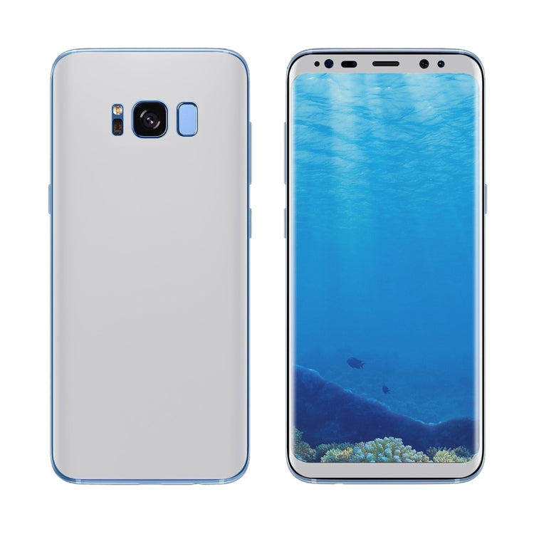 For Galaxy S8 Angibabe 0.1mm PET Curved Electroplate Front + Back Soft Full Screen Protector Film