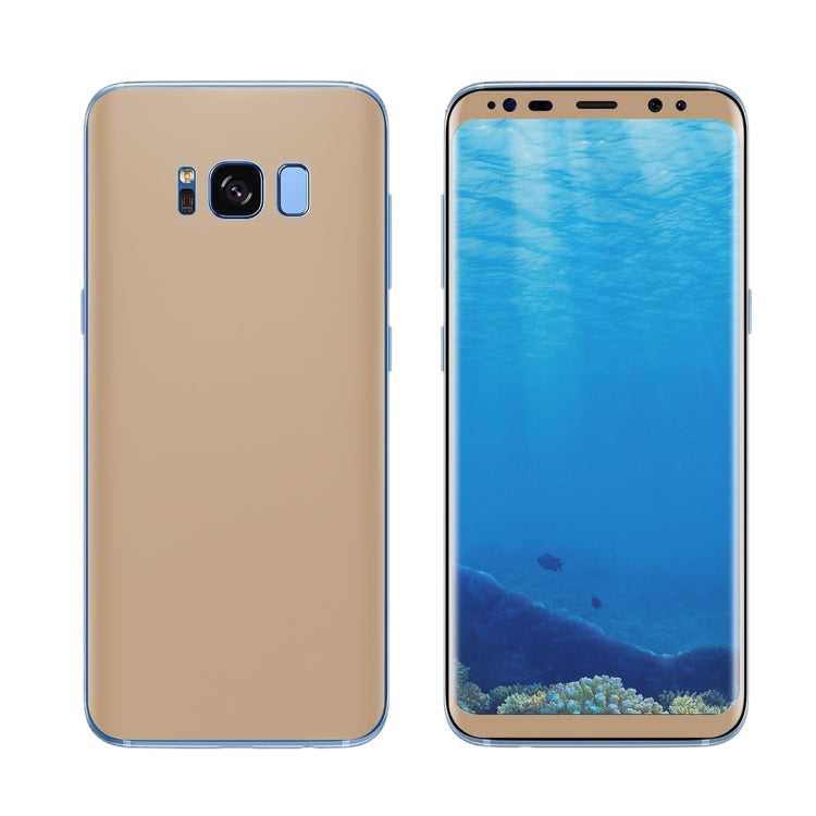 For Galaxy S8 + / G9550 Angibabe 0.1mm PET Curved Electroplate Front + Back Soft Full Screen Protector Film