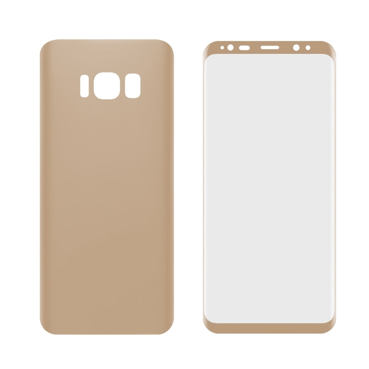 For Galaxy S8 + / G9550 Angibabe 0.1mm PET Curved Electroplate Front + Back Soft Full Screen Protector Film