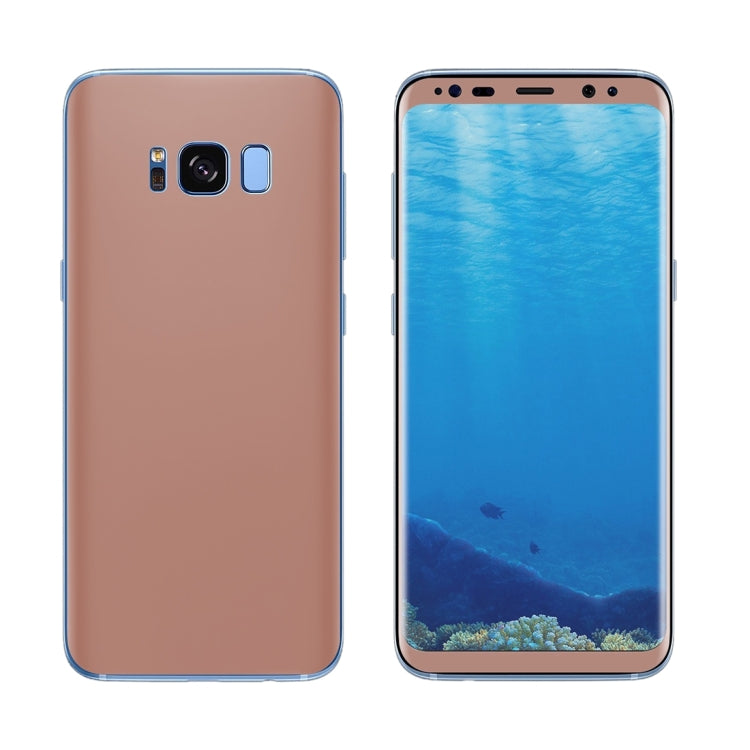 For Galaxy S8 + / G9550 Angibabe 0.1mm PET Curved Electroplate Front + Back Soft Full Screen Protector Film