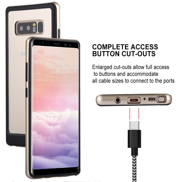 GOOSPERY New Bumper X for Galaxy Note 8 PC + TPU Shockproof Hard Protective Back Case