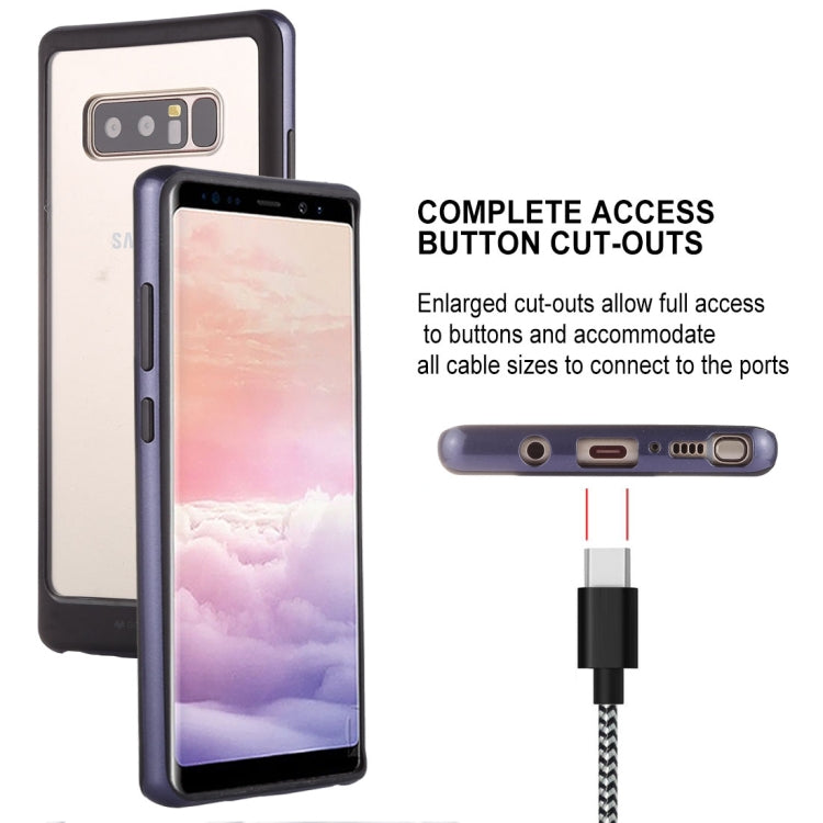 GOOSPERY New Bumper X for Galaxy Note 8 PC + TPU Shockproof Hard Protective Back Case
