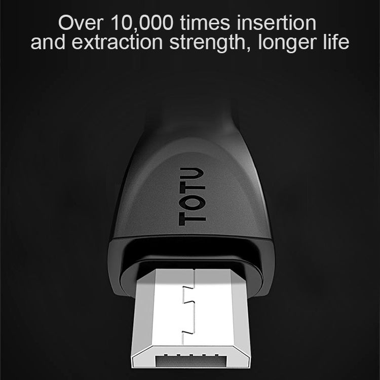 TOTUDESIGN 1m 2.1A TPE USB to Micro USB Data Sync Charge Cable, For Galaxy, Huawei, Xiaomi, LG, HTC and Other Smart Phones