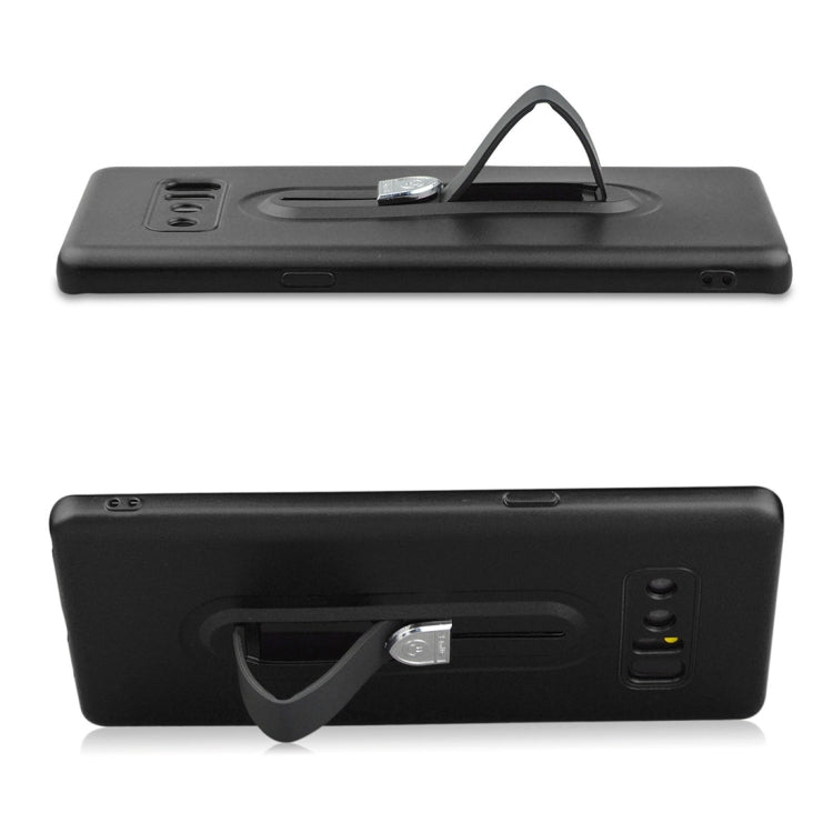 For Galaxy Note 8 Ultra-thin Frosted Soft TPU + PC Protective Back Case with Holder