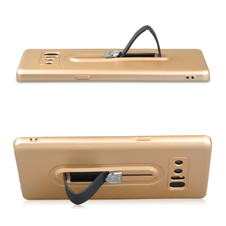 For Galaxy Note 8 Ultra-thin Frosted Soft TPU + PC Protective Back Case with Holder