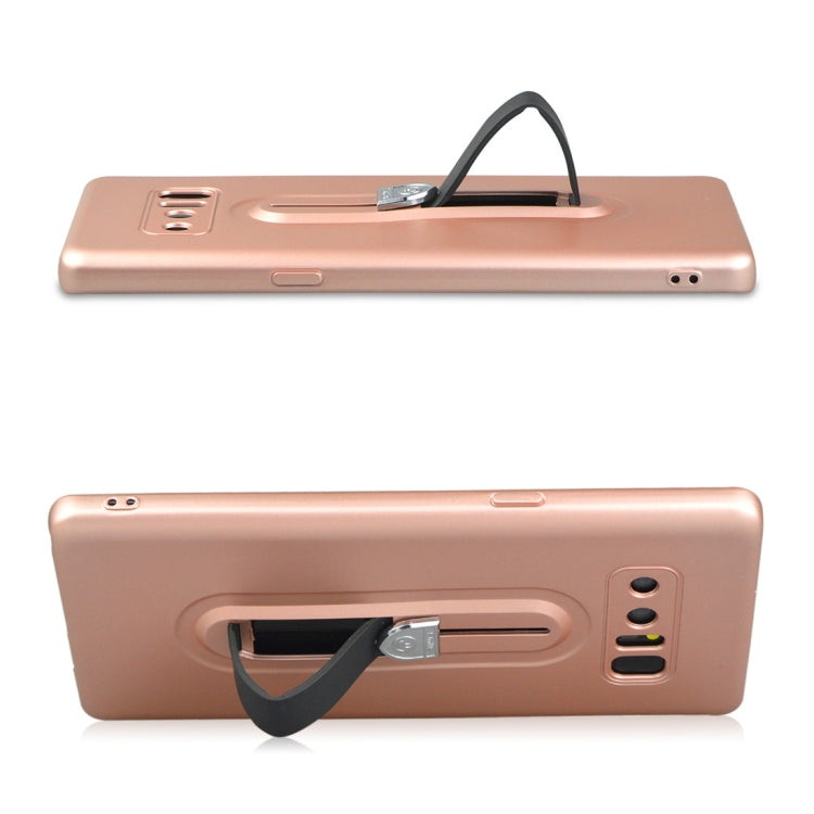 For Galaxy Note 8 Ultra-thin Frosted Soft TPU + PC Protective Back Case with Holder