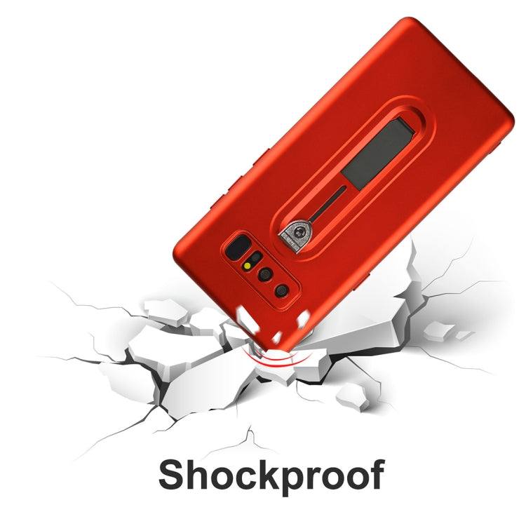 For Galaxy Note 8 Ultra-thin Frosted Soft TPU + PC Protective Back Case with Holder