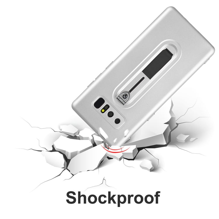 For Galaxy Note 8 Ultra-thin Frosted Soft TPU + PC Protective Back Case with Holder