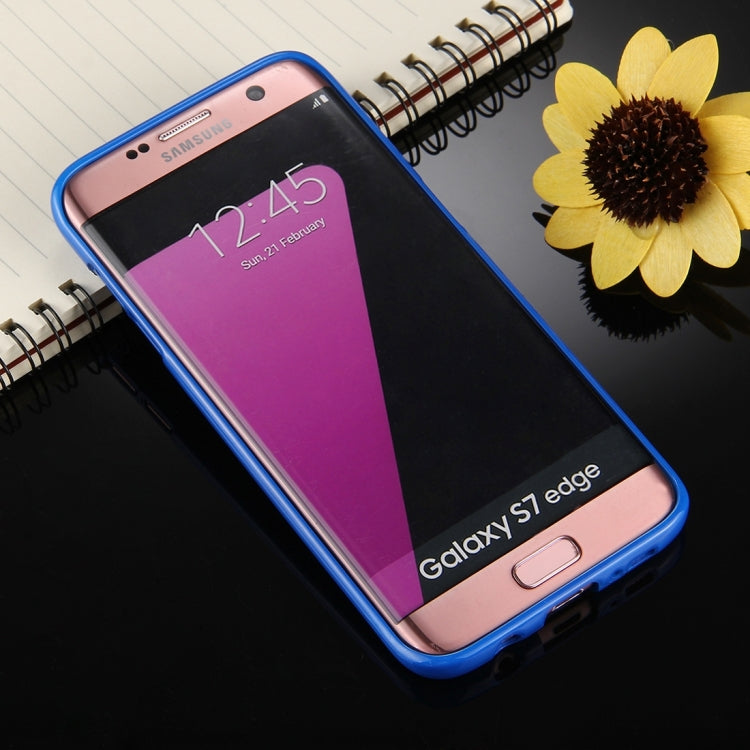 GOOSPERY JELLY CASE for Galaxy S7 Edge TPU Glitter Powder Drop-proof Protective Back Cover Case