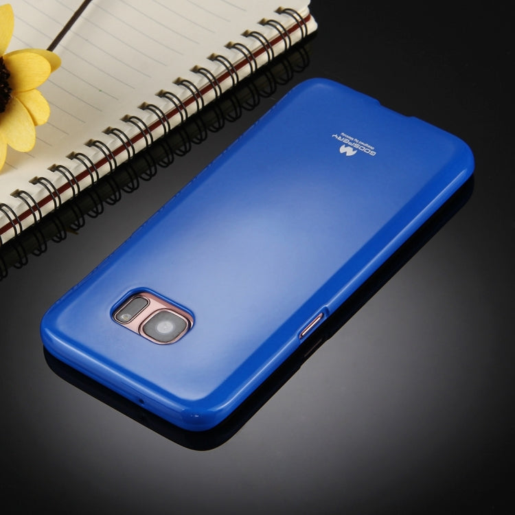 GOOSPERY JELLY CASE for Galaxy S7 Edge TPU Glitter Powder Drop-proof Protective Back Cover Case