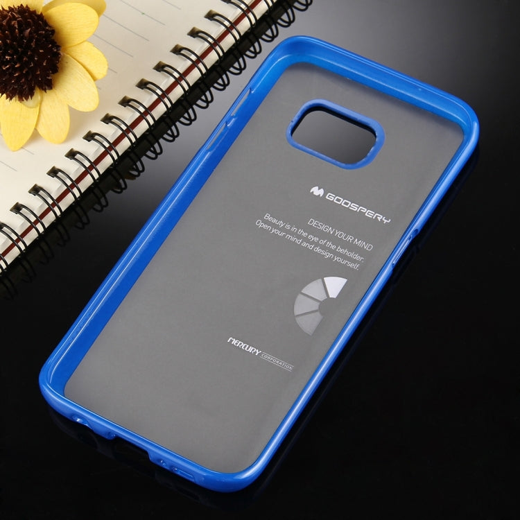 GOOSPERY JELLY CASE for Galaxy S7 Edge TPU Glitter Powder Drop-proof Protective Back Cover Case