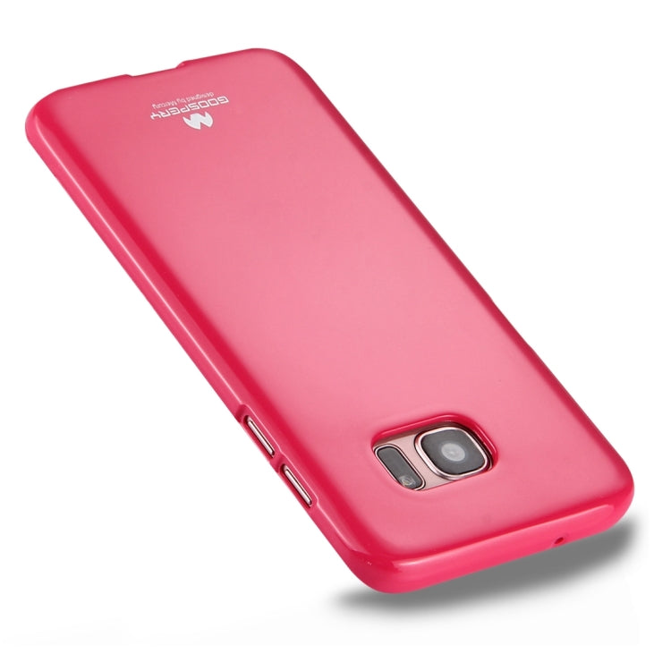 GOOSPERY JELLY CASE for Galaxy S7 Edge TPU Glitter Powder Drop-proof Protective Back Cover Case